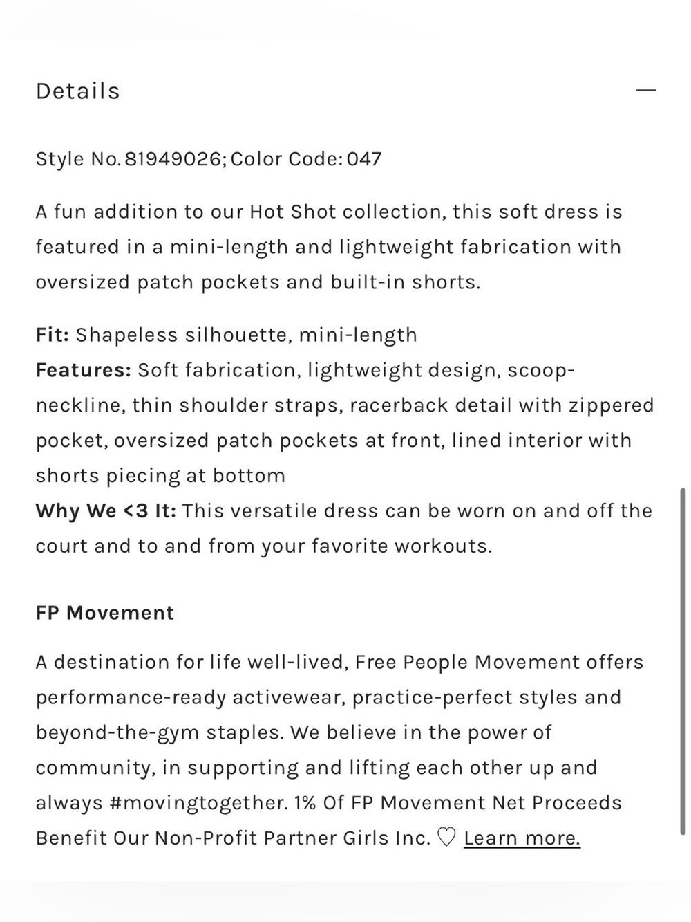 FP Movement Hot Shot Mini Dress | Blue Indigo - Picture 8 of 9